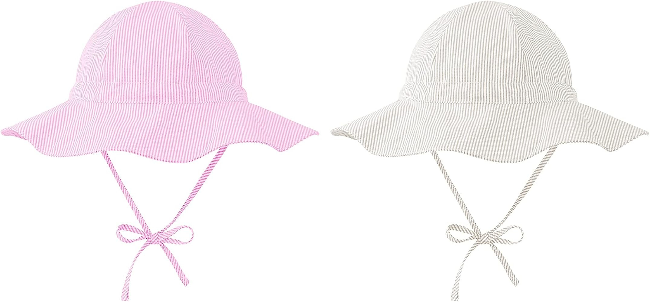 Zando Baby Sun Hat UPF 50+ Toddler Sun Protection Bucket Hats for Boys Girls Infant Wide Brim Bea... | Amazon (US)