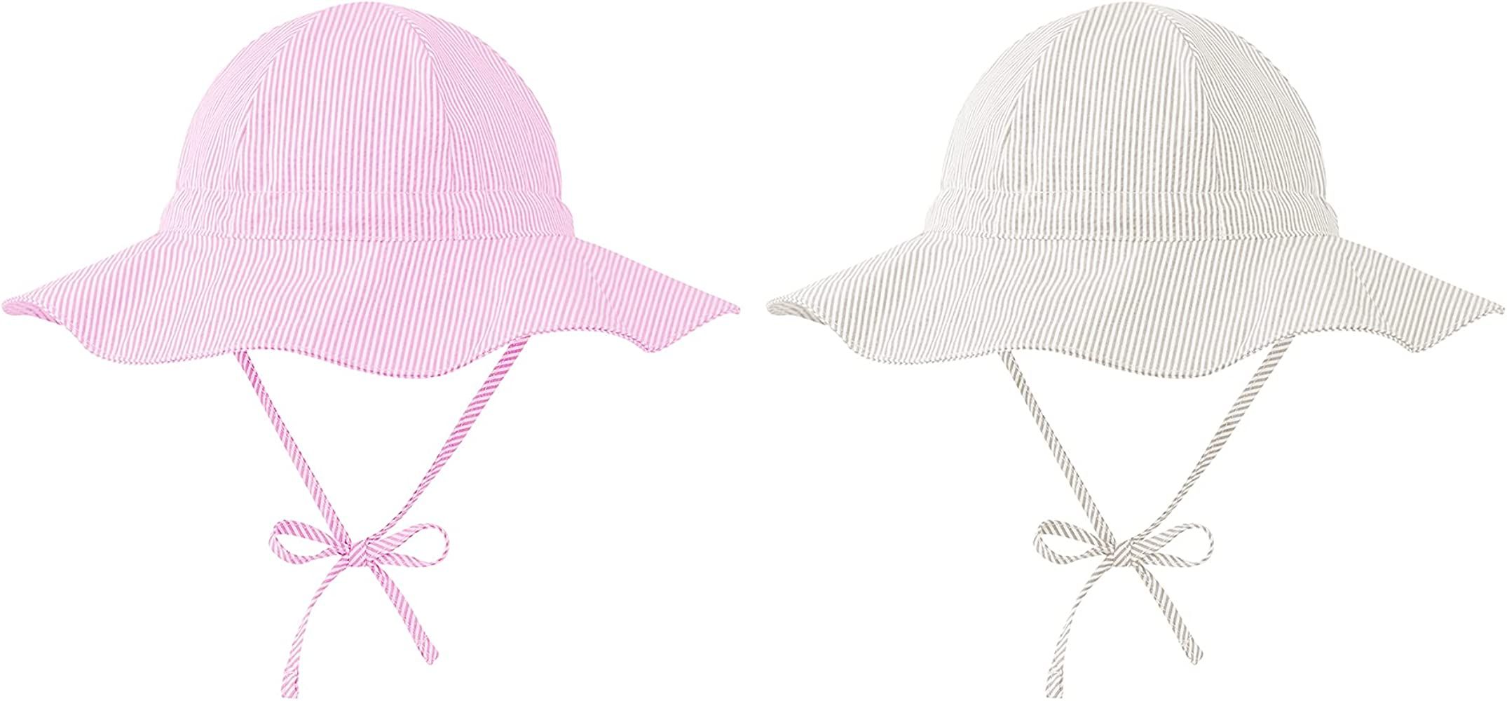 Zando Baby Boy Beach Hat Baby Girl Sun Hat UPF 50+ Toddler Caps for Boys Girls Infant Wide Brim Hats | Amazon (US)