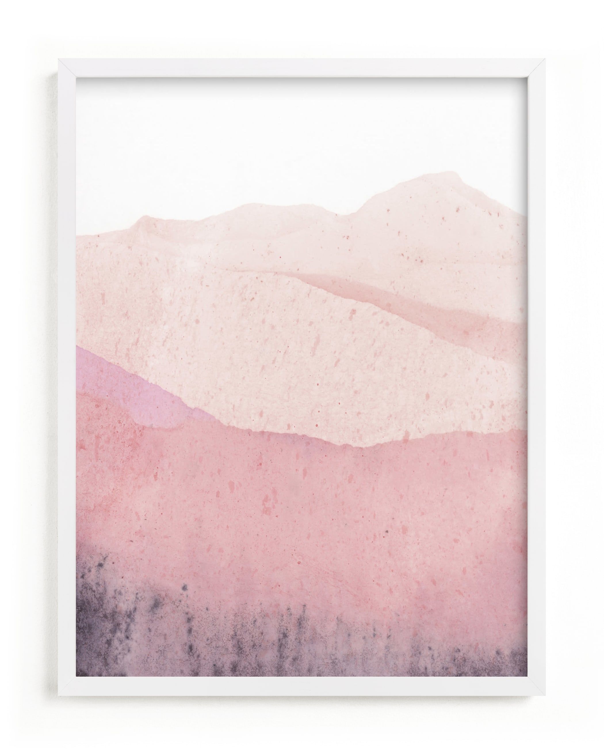 "Mountain Range" - Mixed Media Limited Edition Art Print by Sadie Holden. | Minted