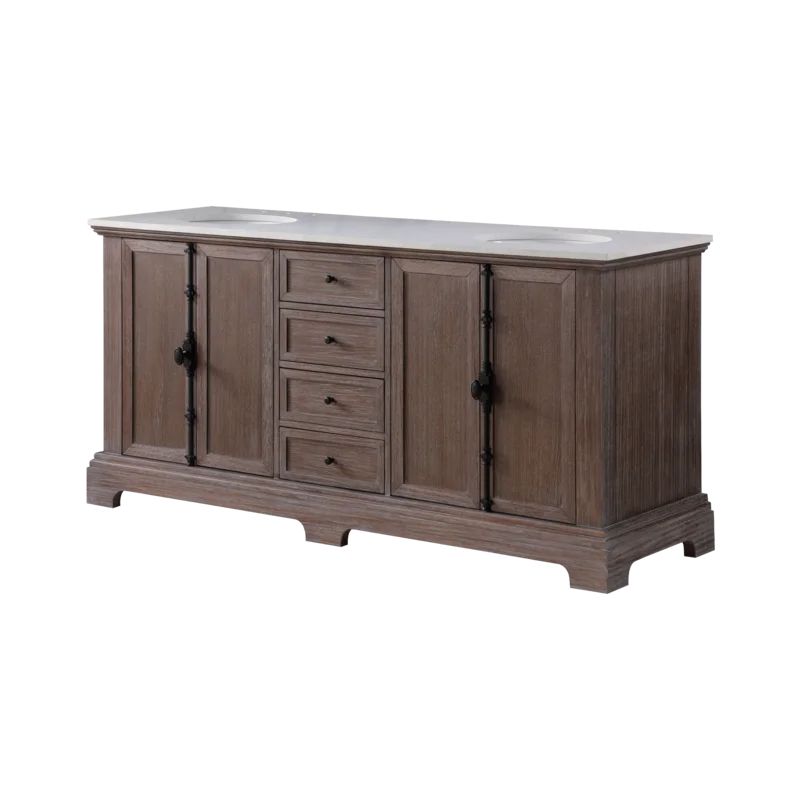 Tolliver 72" Double Bathroom Vanity | Wayfair Professional