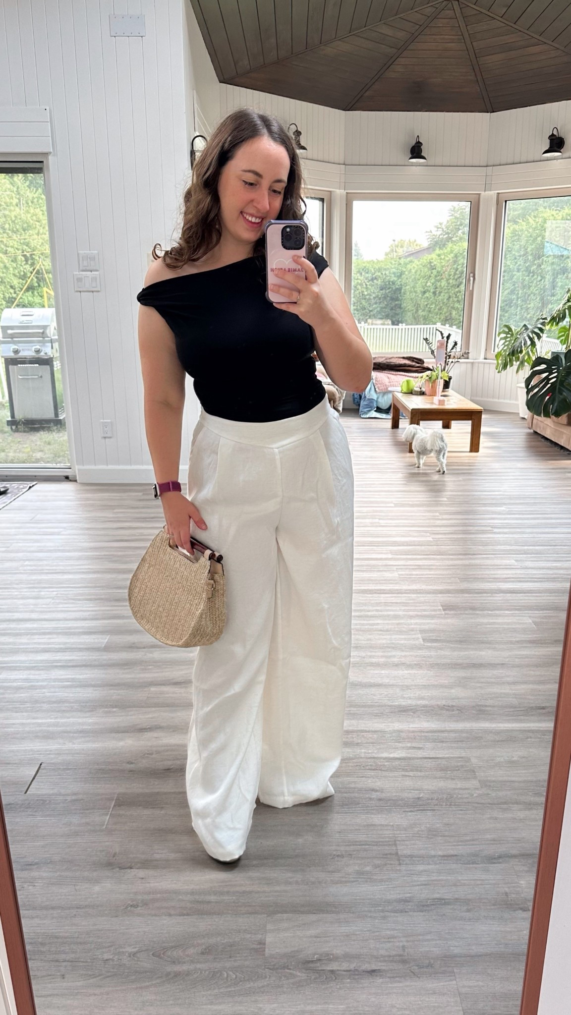 Headed out for a birthday dinner for my dad 🎉 I love celebrating and I love the excuse to dress up a little 😌 this fun multiway top is also a brami! Very fun to wear multiple ways + no bra needed! I definitely should have grabbed a petite in the bottoms though 🥲

#LTKPetite #LTKParties #LTKMidsize