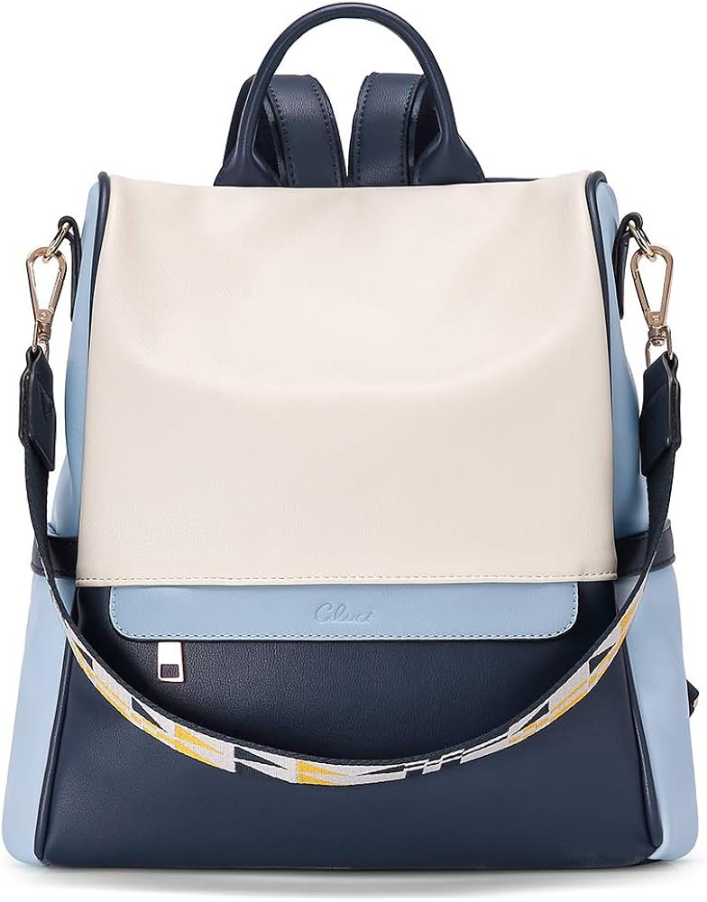 CLUCI Women Backpack Purse Fashion Leather Large Designer Travel Ladies College Shoulder Bags | Amazon (US)