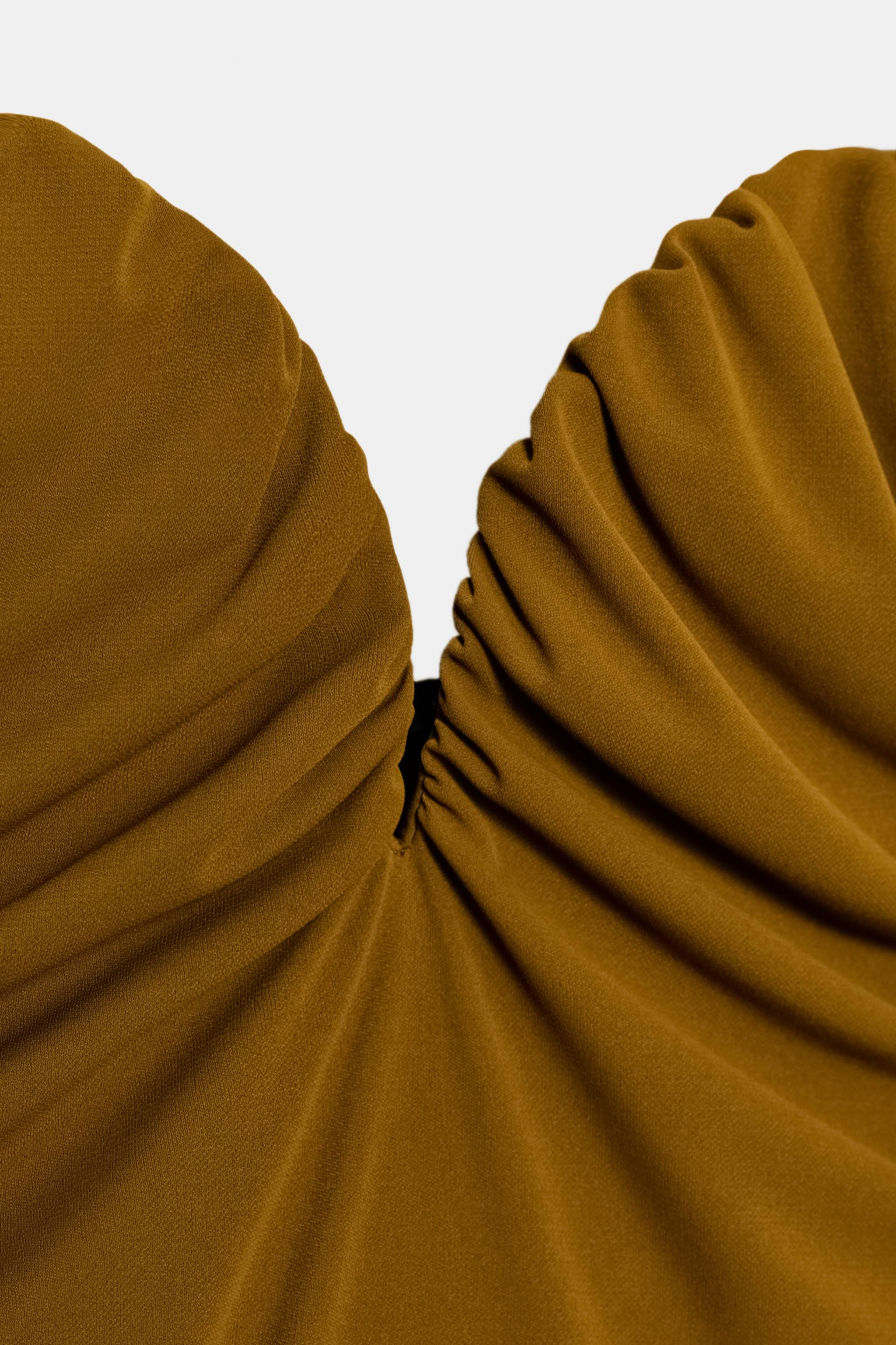 DRAPED HALTER BODYSUIT | Zara US