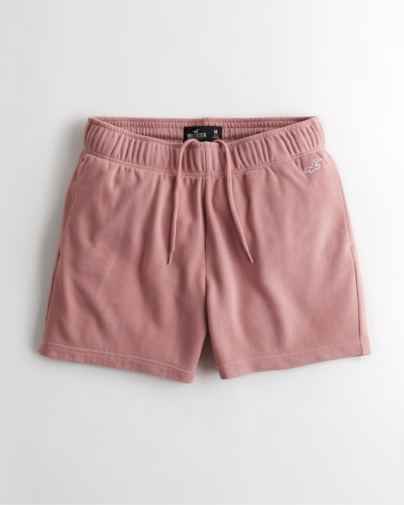 Men's Logo Icon Fleece Shorts 5" | Men's | HollisterCo.com | Hollister (US)