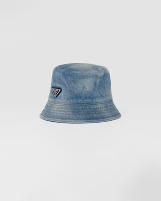 Denim bucket hat | Prada Spa US