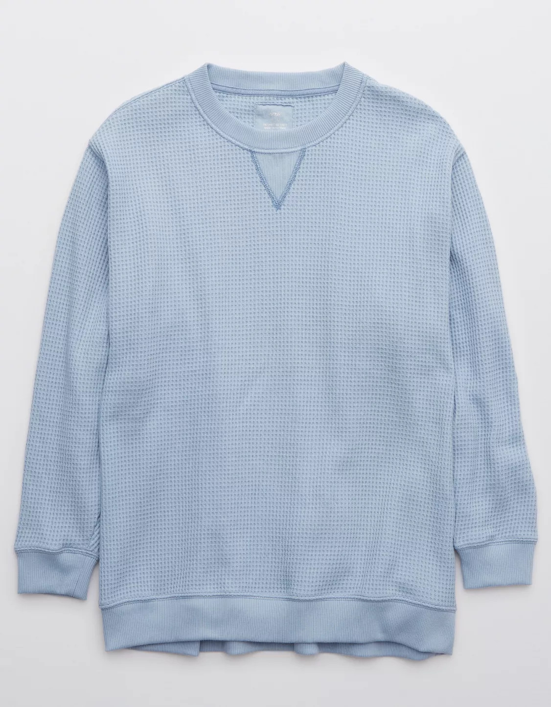 Aerie The Sweat Waffle Crew Neck Sweatshirt | American Eagle Outfitters (US & CA)