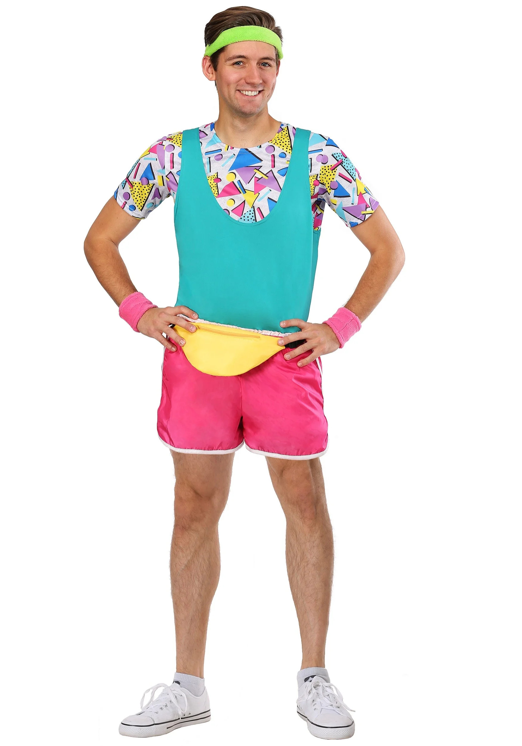 Men's Work It Out 80's Costume | Walmart (US)
