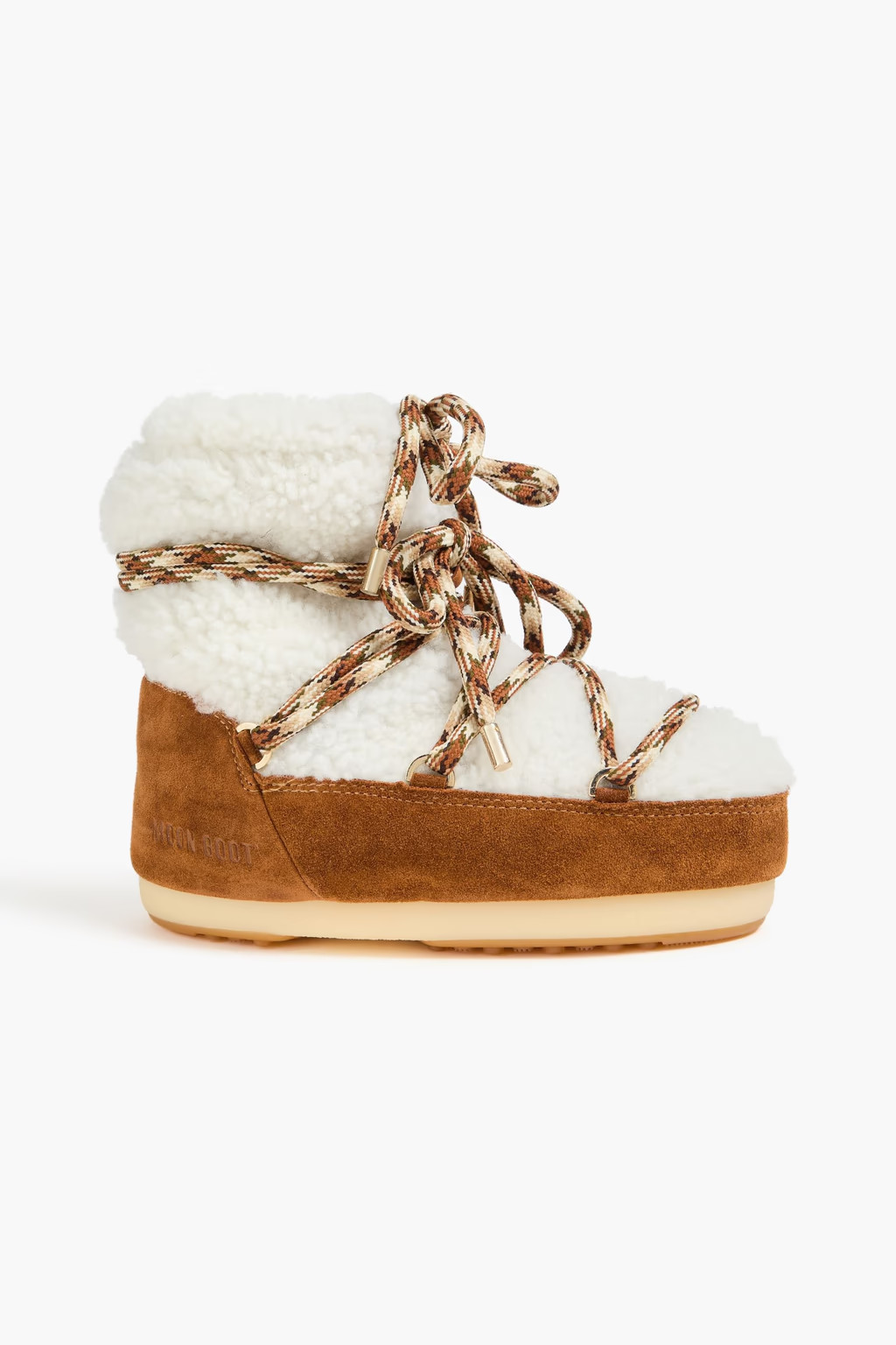 Icon Low suede and shearling snow boots | The Outnet (UK and Europe)