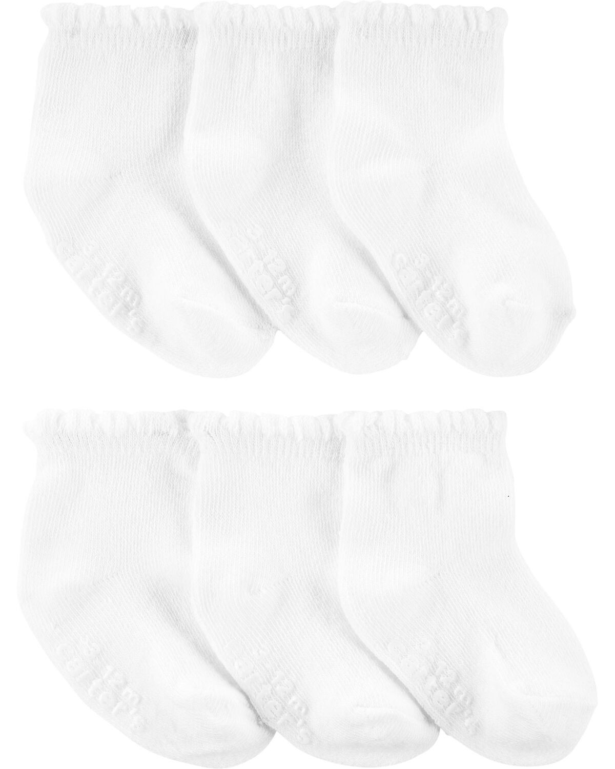 Baby 6-Pack Crew Socks - Carter's | Carter's | Carter's Inc