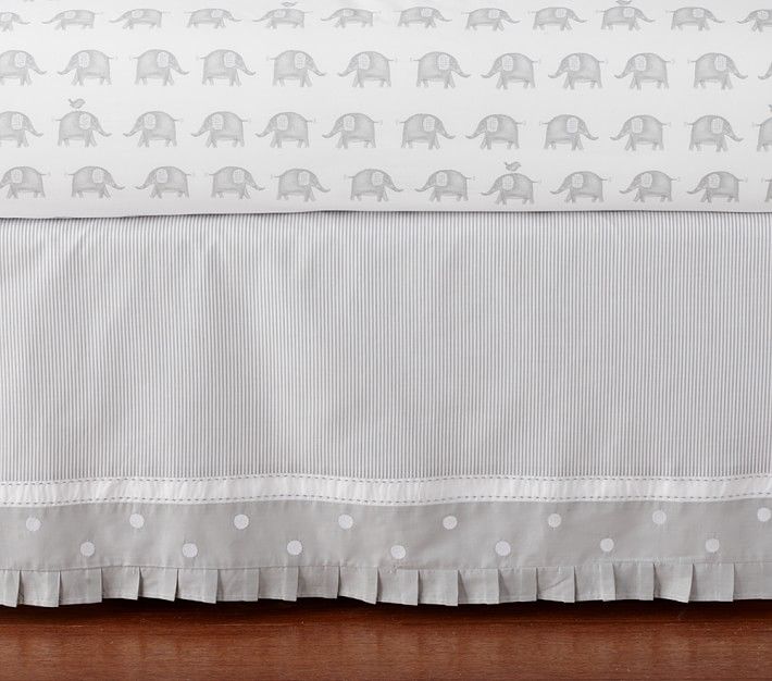 Taylor Crib Skirt | Pottery Barn Kids