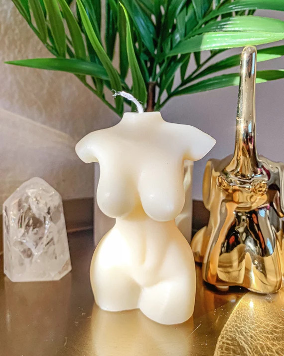 Hera Female Form Soy Pillar Candle | Etsy (US)
