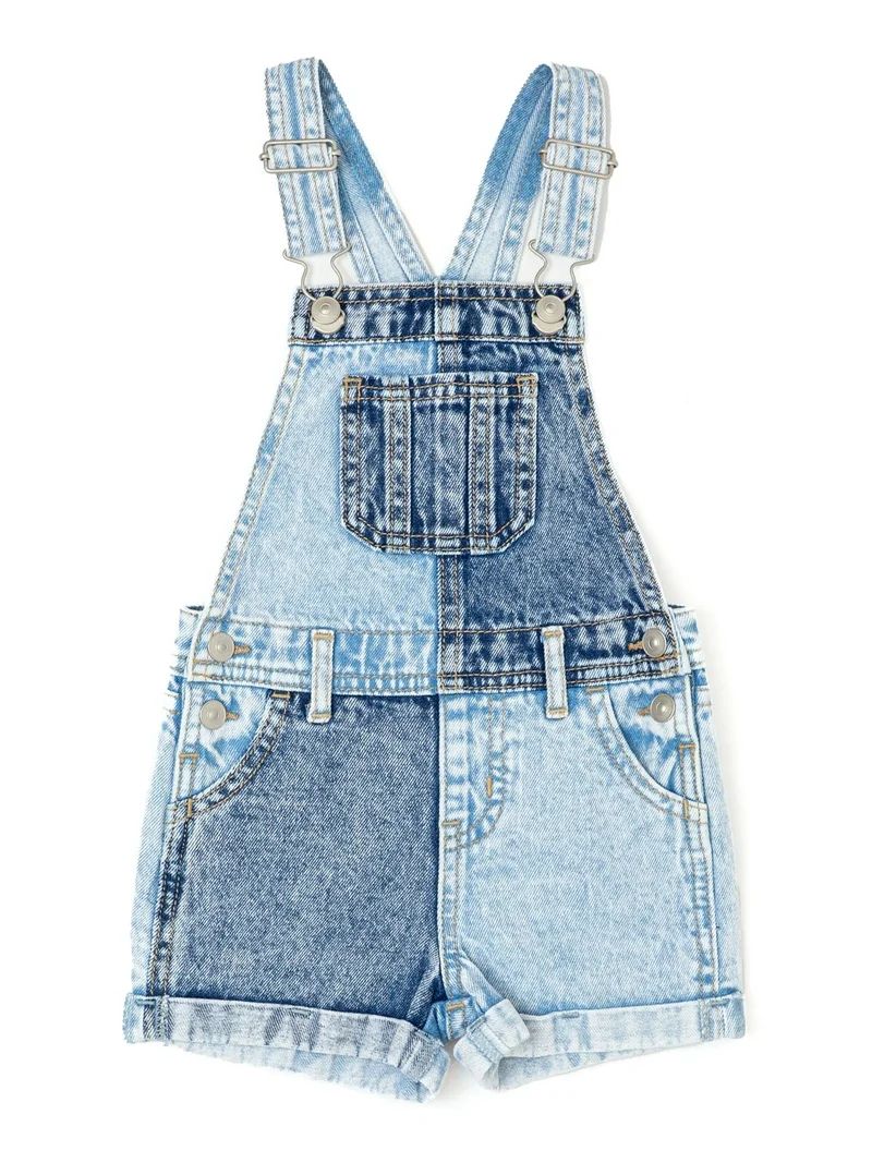 Wonder NationWonder Nation Toddler Girls Denim Shortall, Sizes 2 Toddler-18 MonthsUSD$13.98(4.9)4... | Walmart (US)