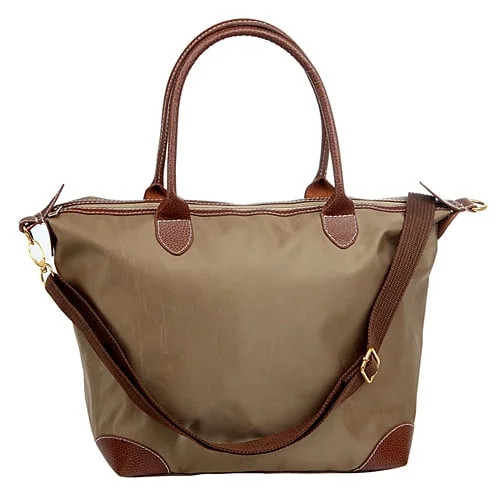 Shopping Tote w/ Detachable Woven Strap - Tan - BG-03-1176 | Walmart (US)