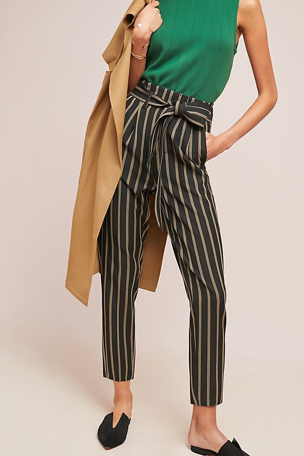 Maddy Striped Pants | Anthropologie (US)