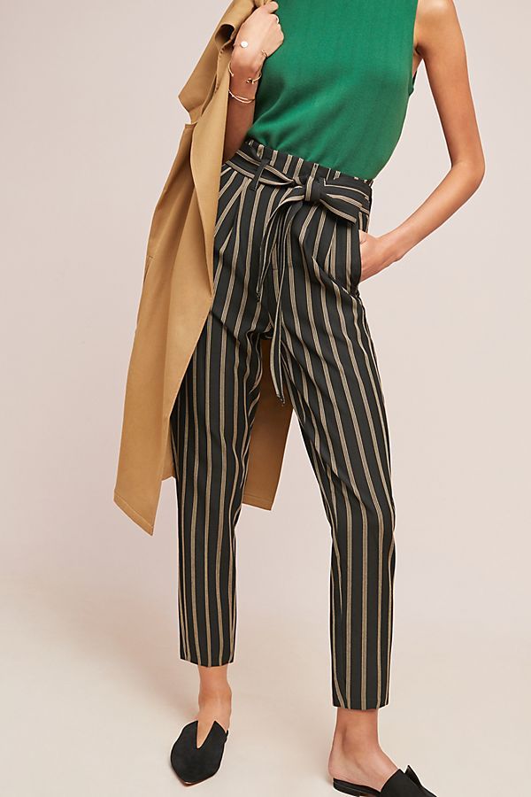 Maddy Striped Pants | Anthropologie (US)