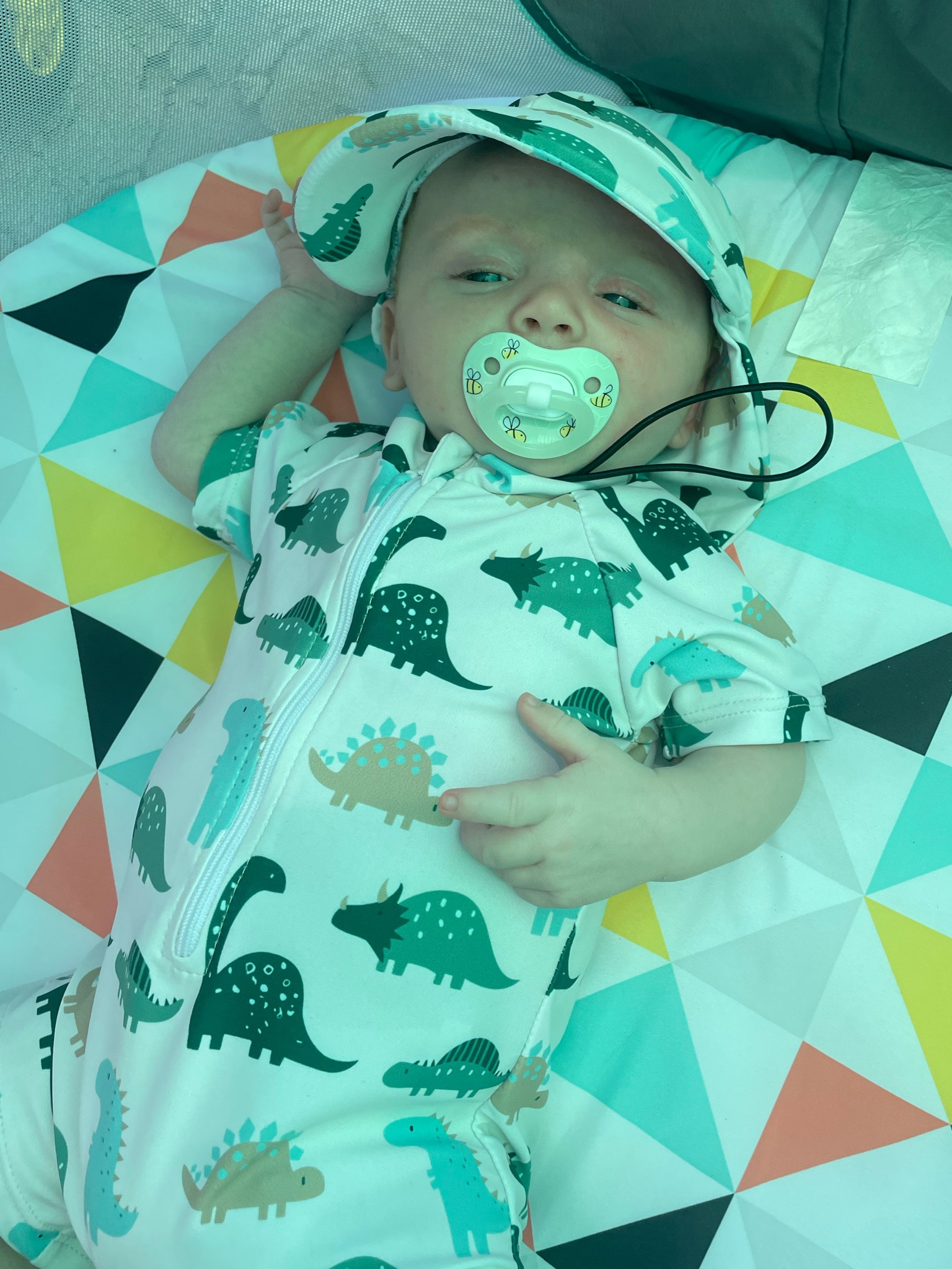 Baby boy Dinosaur swimsuit and matching dinosaur hat

#LTKSwim #LTKSummerSales #LTKBaby