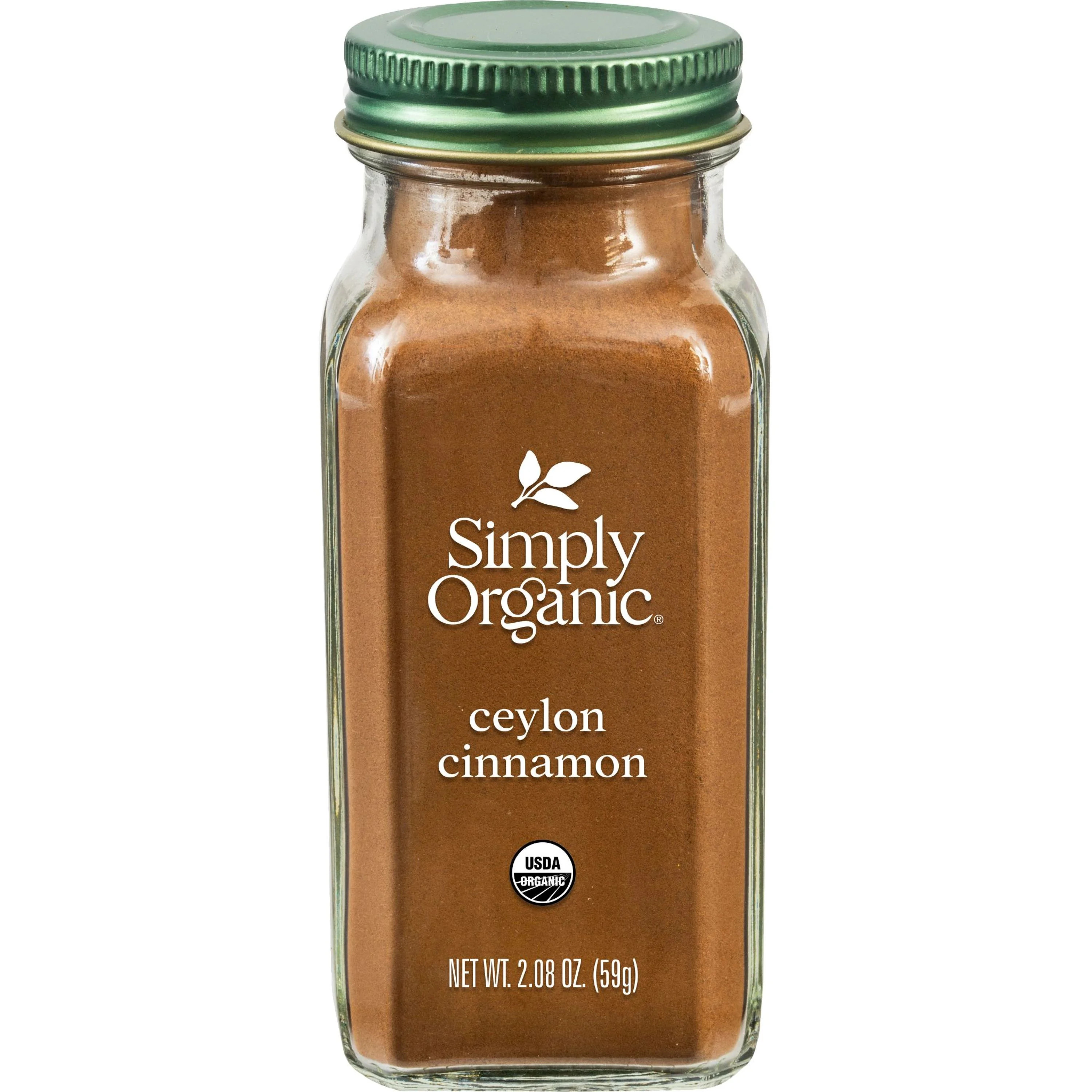 Simply Organic Ground Ceylon Cinnamon, Shelf-Stable, 2.08 oz Bottle - Walmart.com | Walmart (US)