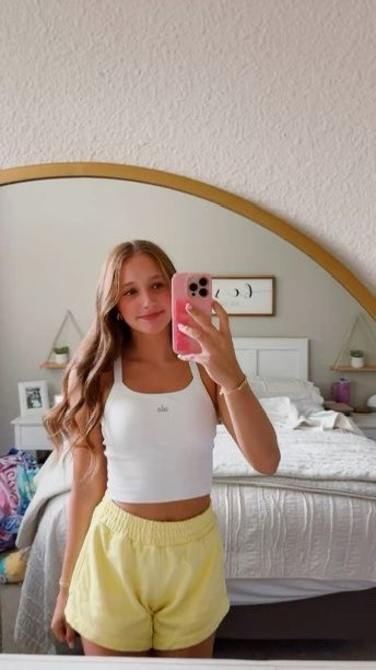 Summer fit seen on Pinterest! Size small top and xs/s bottoms! Exact shorts in the yellow color!

#LTKSummerEdit #LTKSeasonal #LTKU