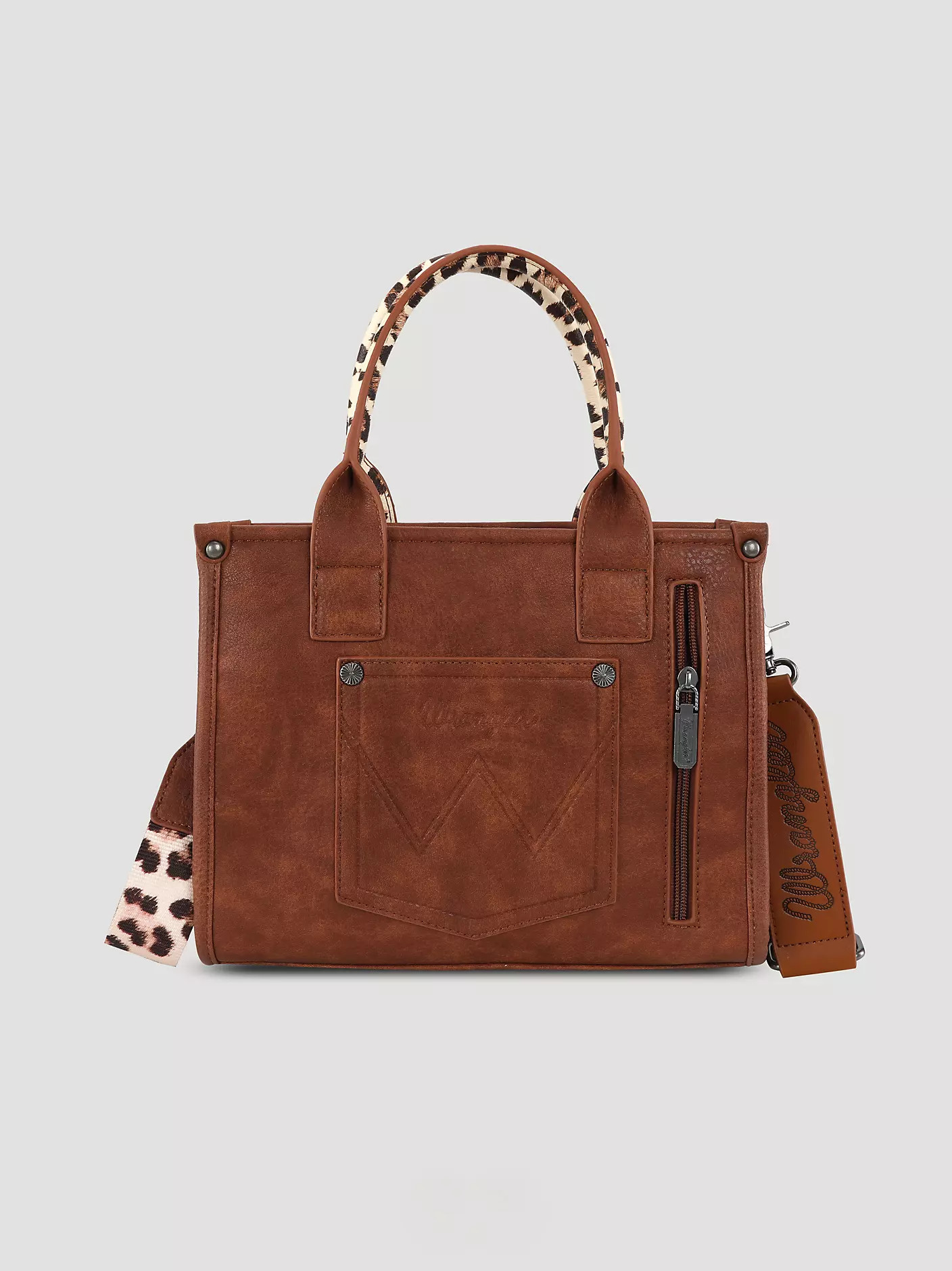 Leopard Print Small Tote | Wrangler