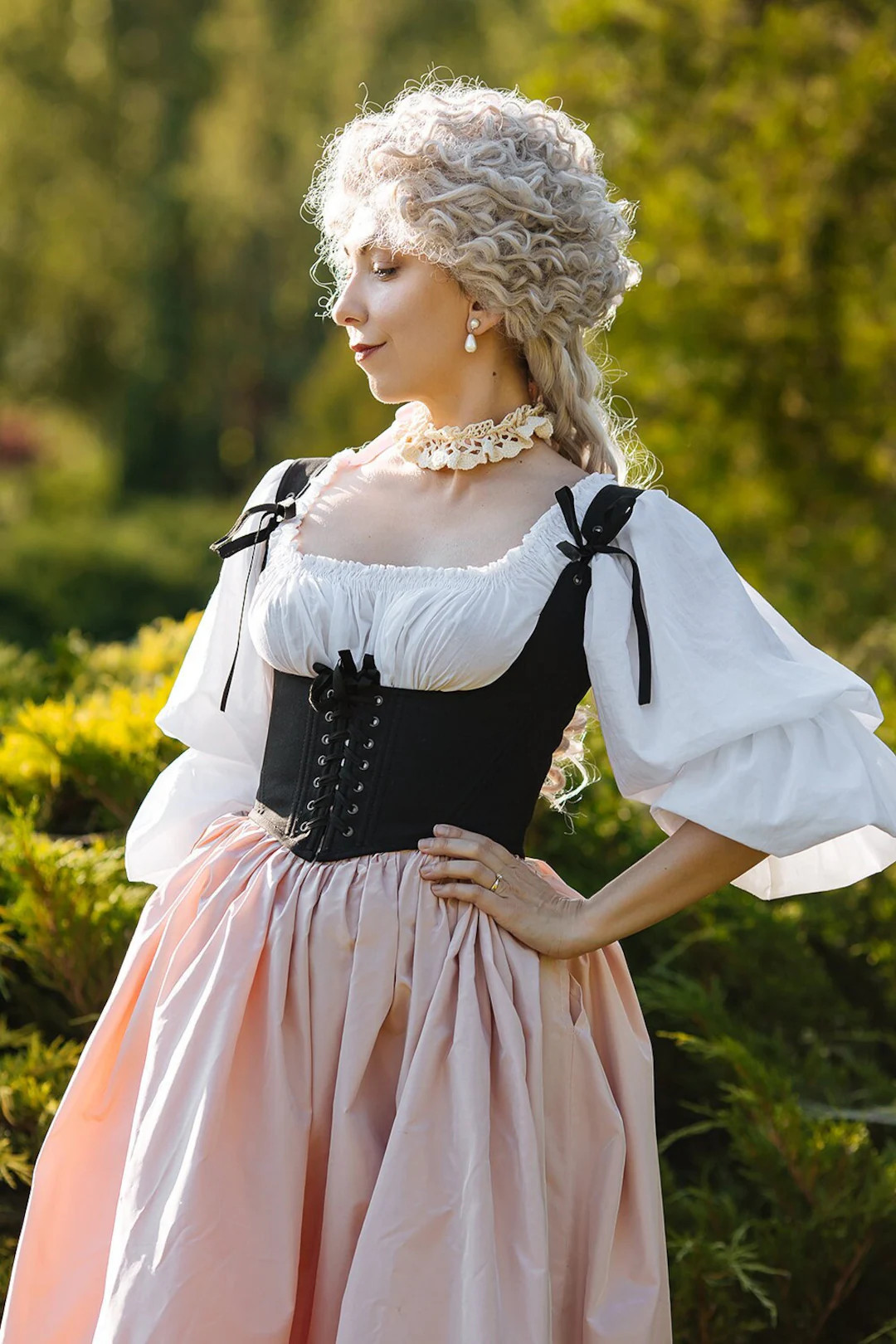 Provence Underbust Soft Corset, Rococo Fashion, Cottagecore Style - Etsy | Etsy (US)