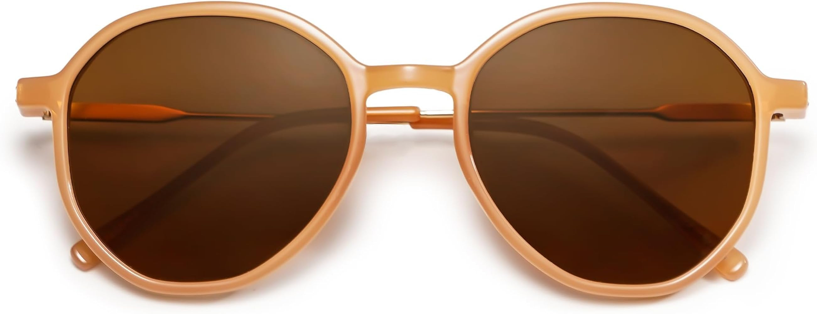 SOJOS Fashion Hexagon Round Sunglasses for Women Trendy Inspired Designer Style Big Shades Sungla... | Amazon (US)