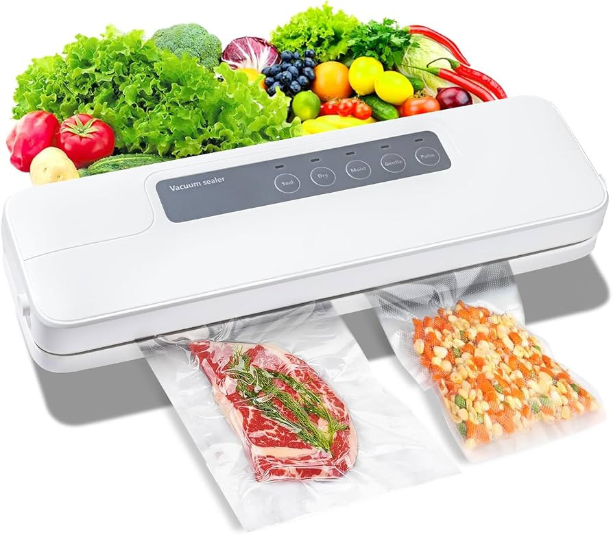 Brigii Vacuum Sealer, Compact Food Sealer Machine with Extended Freshness and Sealer Bags for Air... | Amazon (US)