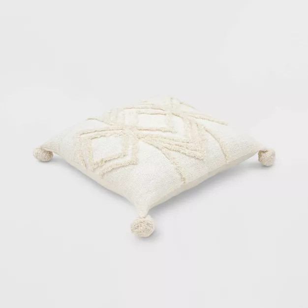 High Low Throw Pillow Cream - Opalhouse™ | Target