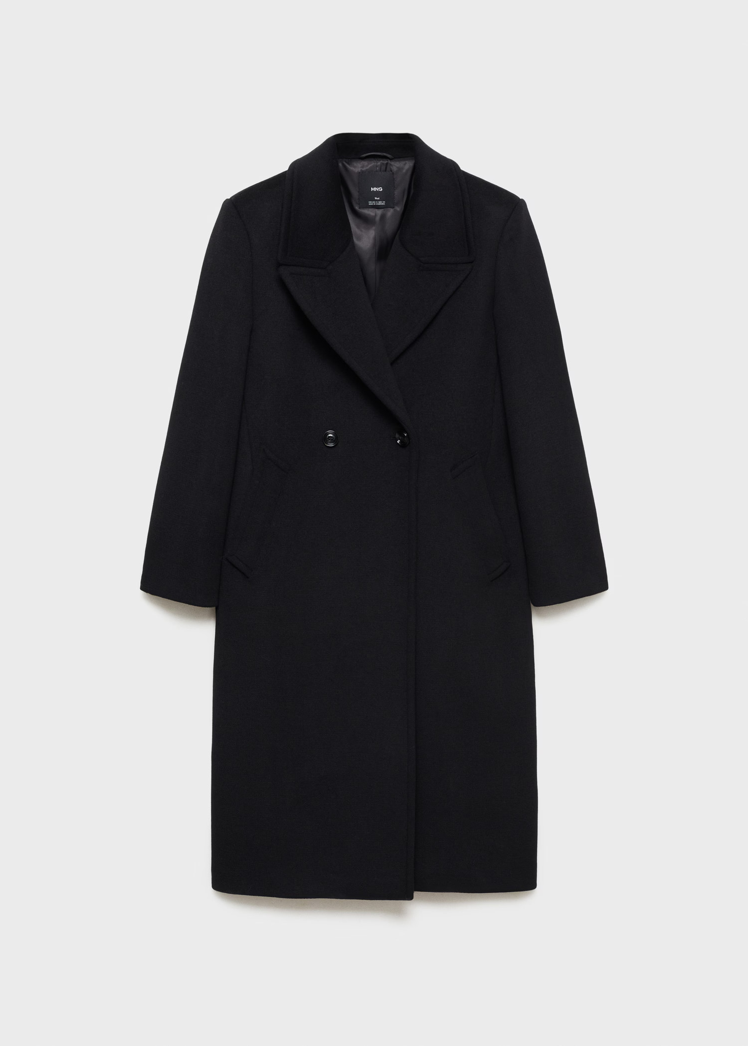 Lapels wool coat - Women | MANGO USA | Mango (US/MX/AU)