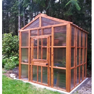 Lifestyle 8' W x 8'7" D Greenhouse | Wayfair North America