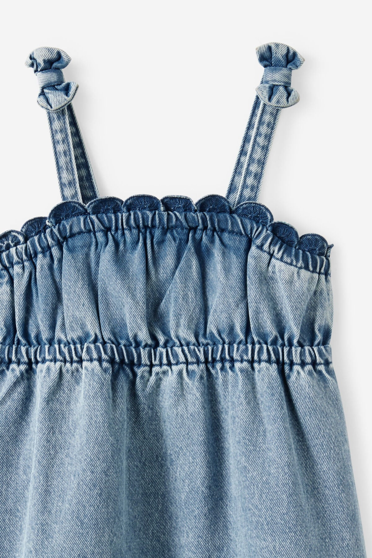 Sleeveless Denim Tiered Dress | Cotton On (US)