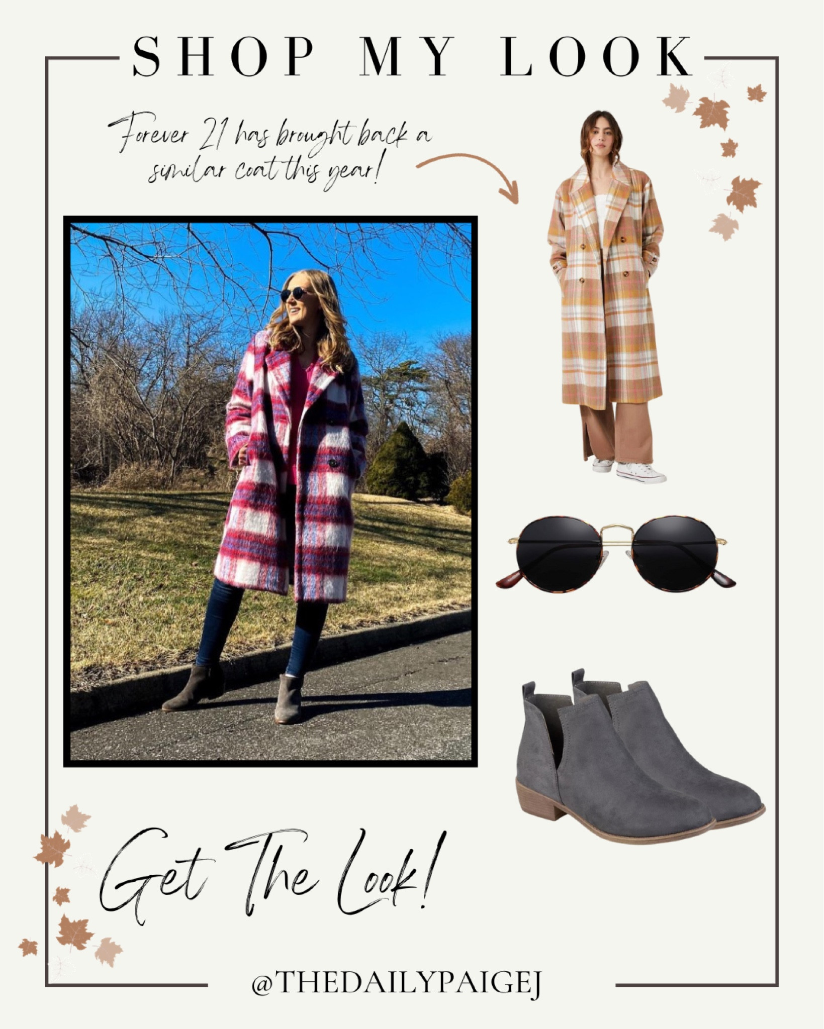 This was such a great plaid coat from forever 22 that I wore over and over again last winter. Last years version has been slightly changed and comes in this great orange plaid version! It’s a great length and perfect to wear for the colder months as it pretty heavy of a coat. Would be a great coat to layer for the holidays!

Forever 21 finds, winter coats, Fall outfits, plaid coats, plaid outfit

#LTKSeasonal #LTKfindsunder50 #LTKfindsunder100