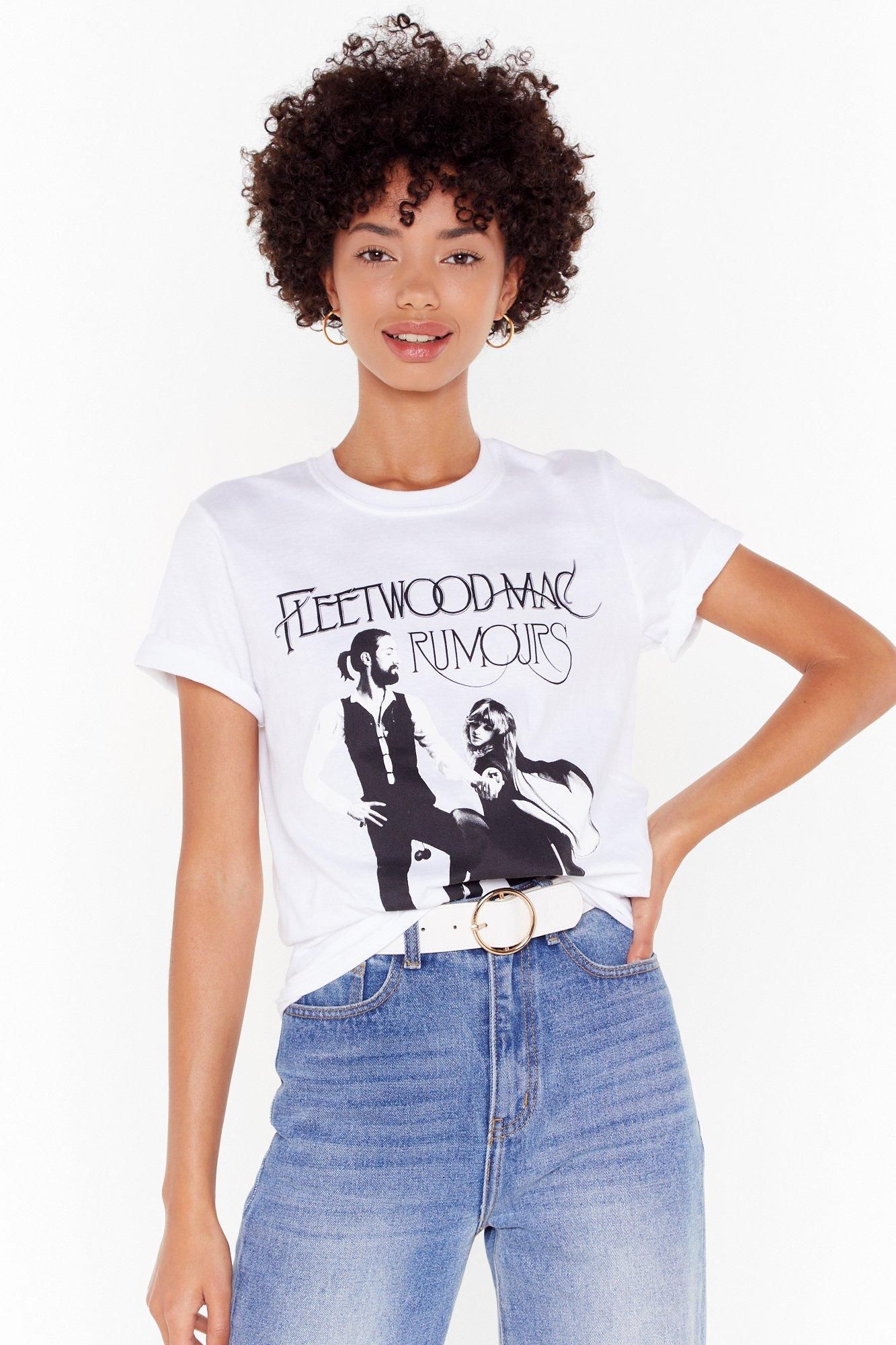 Womens Fleetwood Mac Graphic Band T-Shirt - White | NastyGal (US & CA)