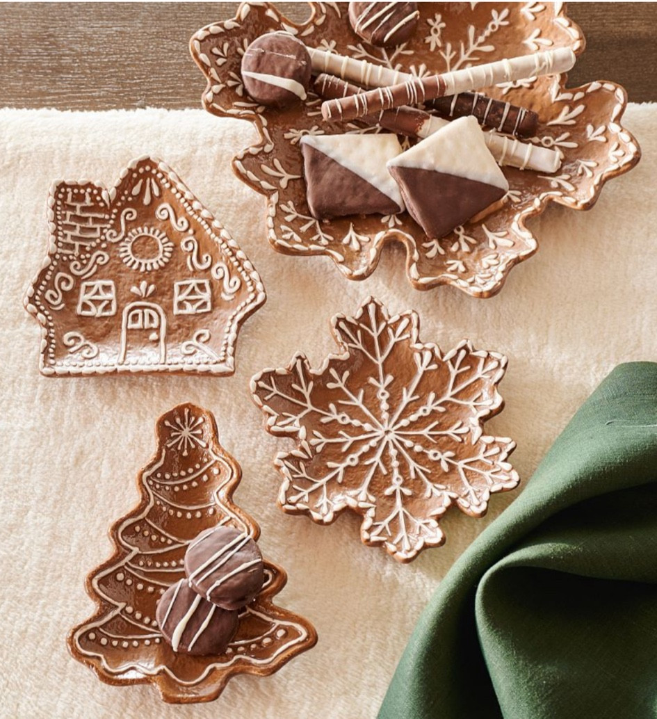 Gingerbread Serveware Collection

A nod to one of the holiday’s sweetest traditions, this collection brings whimsy to the table. Crafted from stoneware and hand-painted, each one is totally unique just like the homemade cookies that inspired them. Collect the set and make them part of your traditions for years to come

#LTKStyleTip #LTKHome #LTKSeasonal
