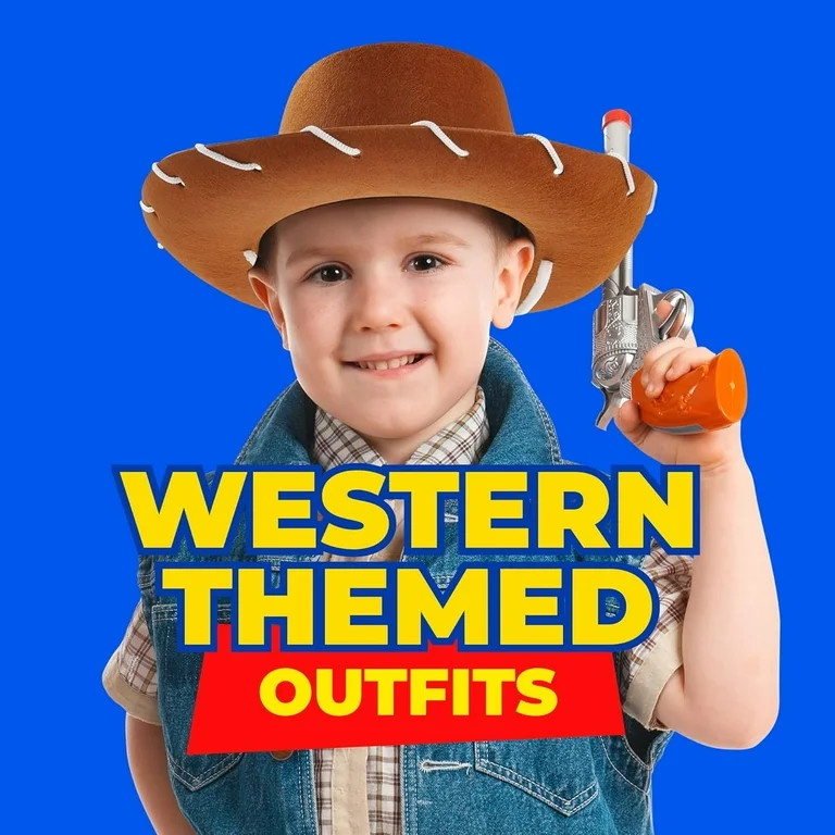 Brown Felt Kids Cowboy Hats For Western Themed Cowboy Costume Brown 2-Pack Toddler cowboy hat Boy... | Walmart (US)