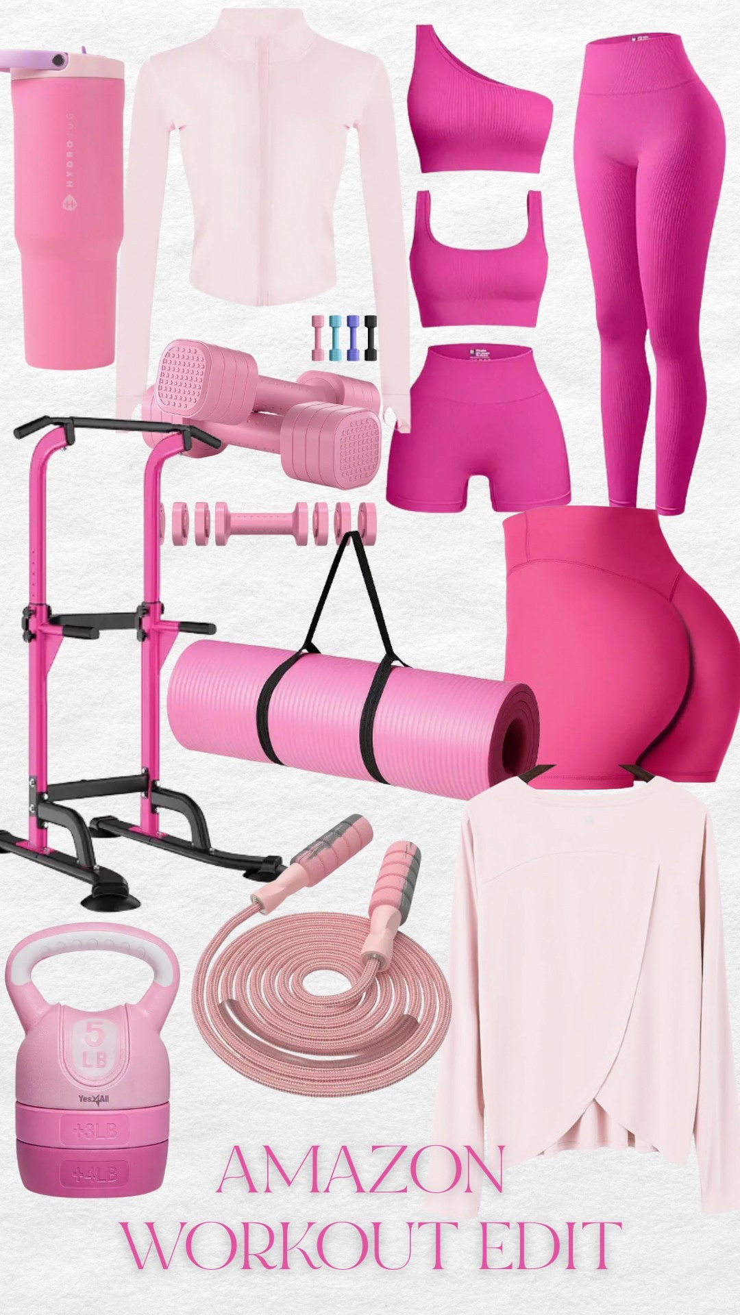 Pink workout gear from Amazon! 

Workout equipment// workout outfit/ pink workout outfit 



#LTKActive #LTKFindsUnder50