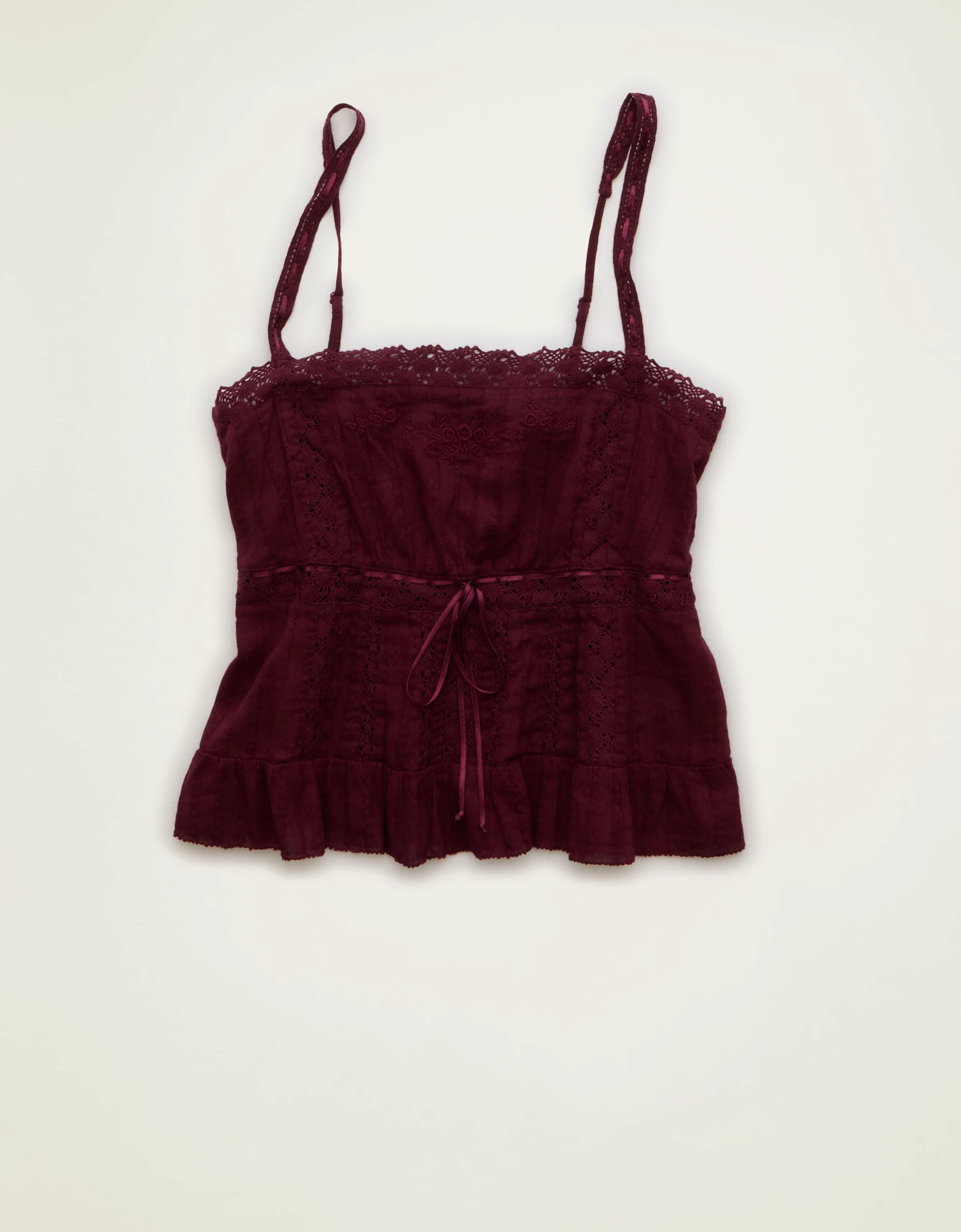 AE Lace-Trim Cami | American Eagle Outfitters (US & CA)