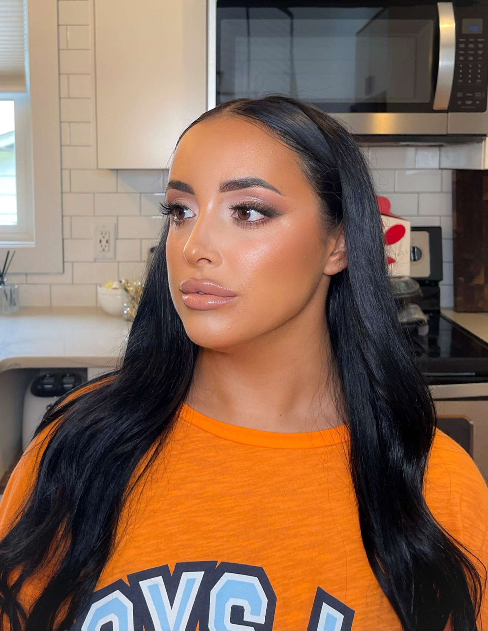 Bridesmaid glam 🤎🤌🏼 #makeup #wedding 

#LTKbeauty