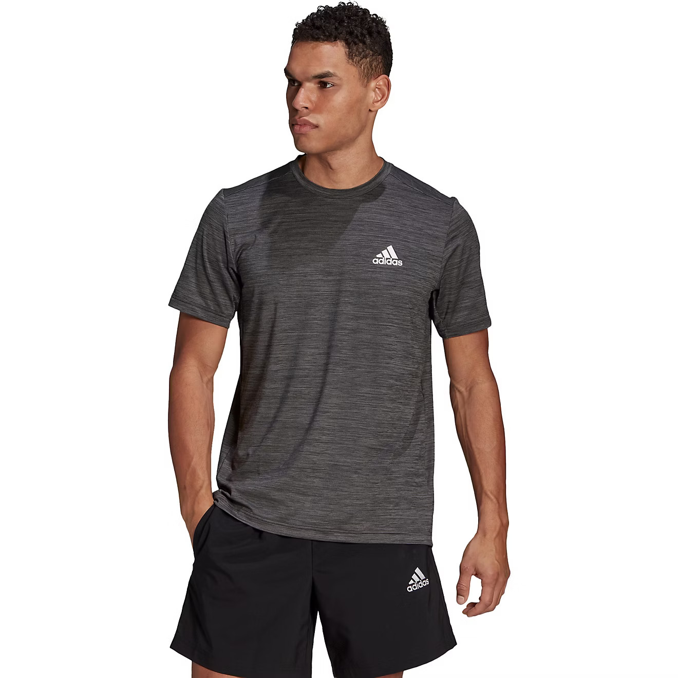 Adidas Men's AEROREADY Designed 2 Move Sport Stretch Short Sleeve T-shirt | Academy | Academy Sports + Outdoors
