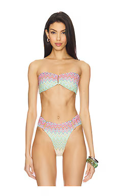 PQ Detail Bandeau Bikini Top in Huntington from Revolve.com | Revolve Clothing (Global)