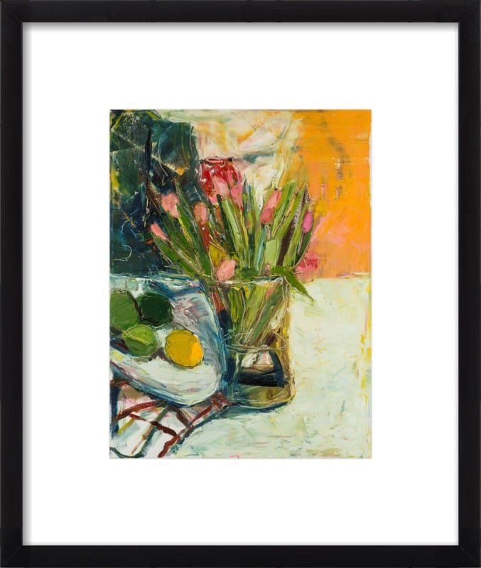 Still Life with Flowers, Lemon and Limes | Artfully Walls