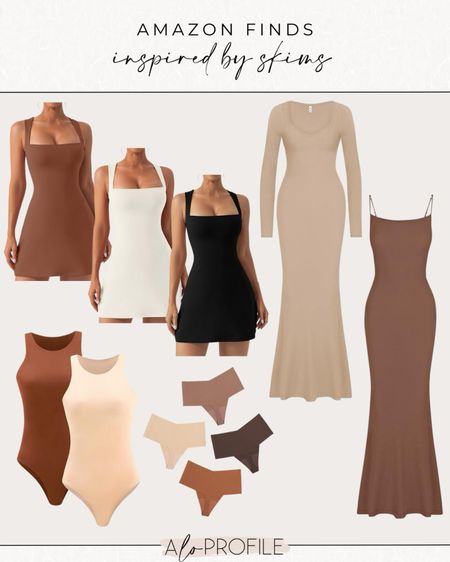 Amazon Fashion : Inspired by Skims // Amazon shapewear, Amazon loungewear, Amazon style, Amazon fall fashion, Amazon finds, Amazon style, fall outfits, fall fashion, fall style, Amazon fall, Amazon fall outfits, fall outfit inspo, Amazon prime deals, Amazon fashion finds