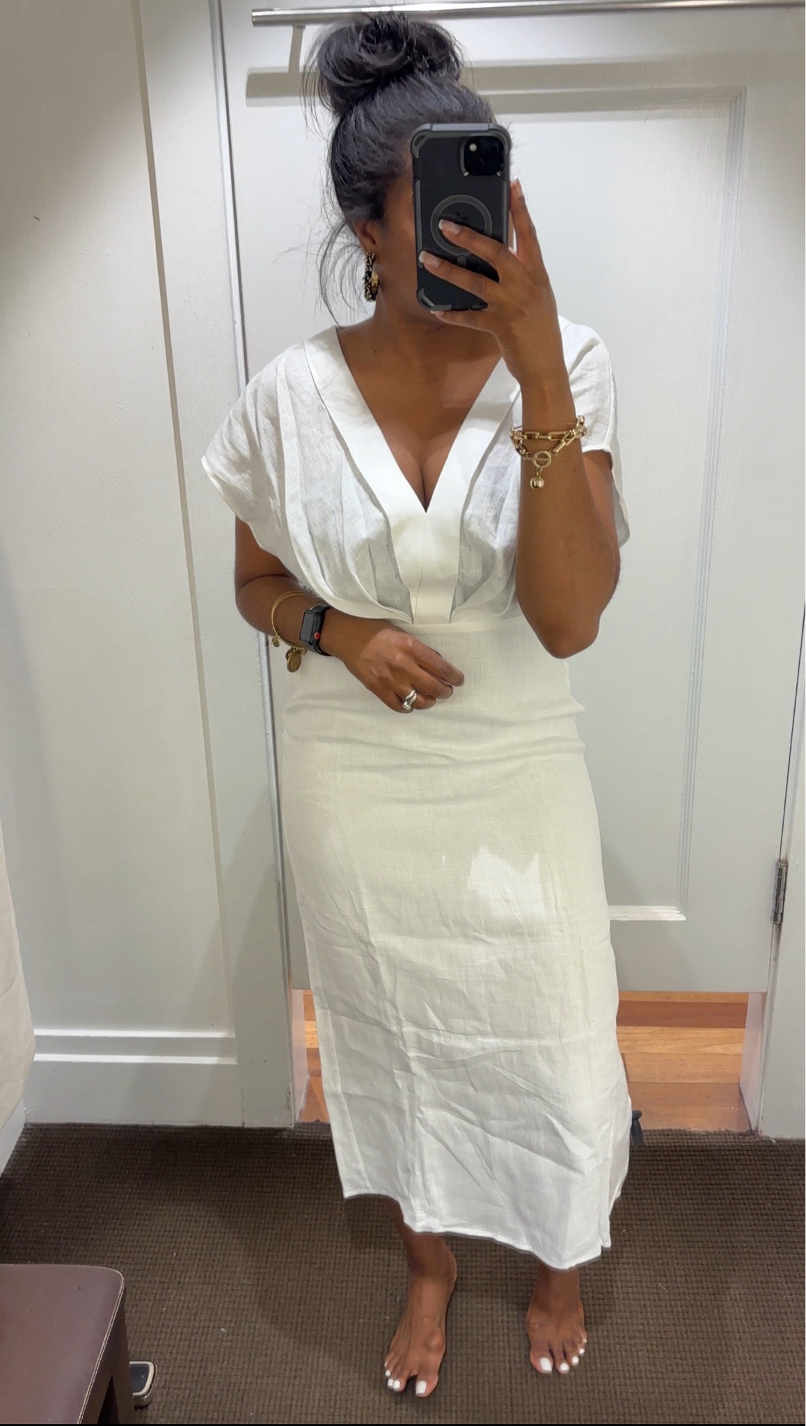 mari draped midi dress MarissaxStyle on LTK