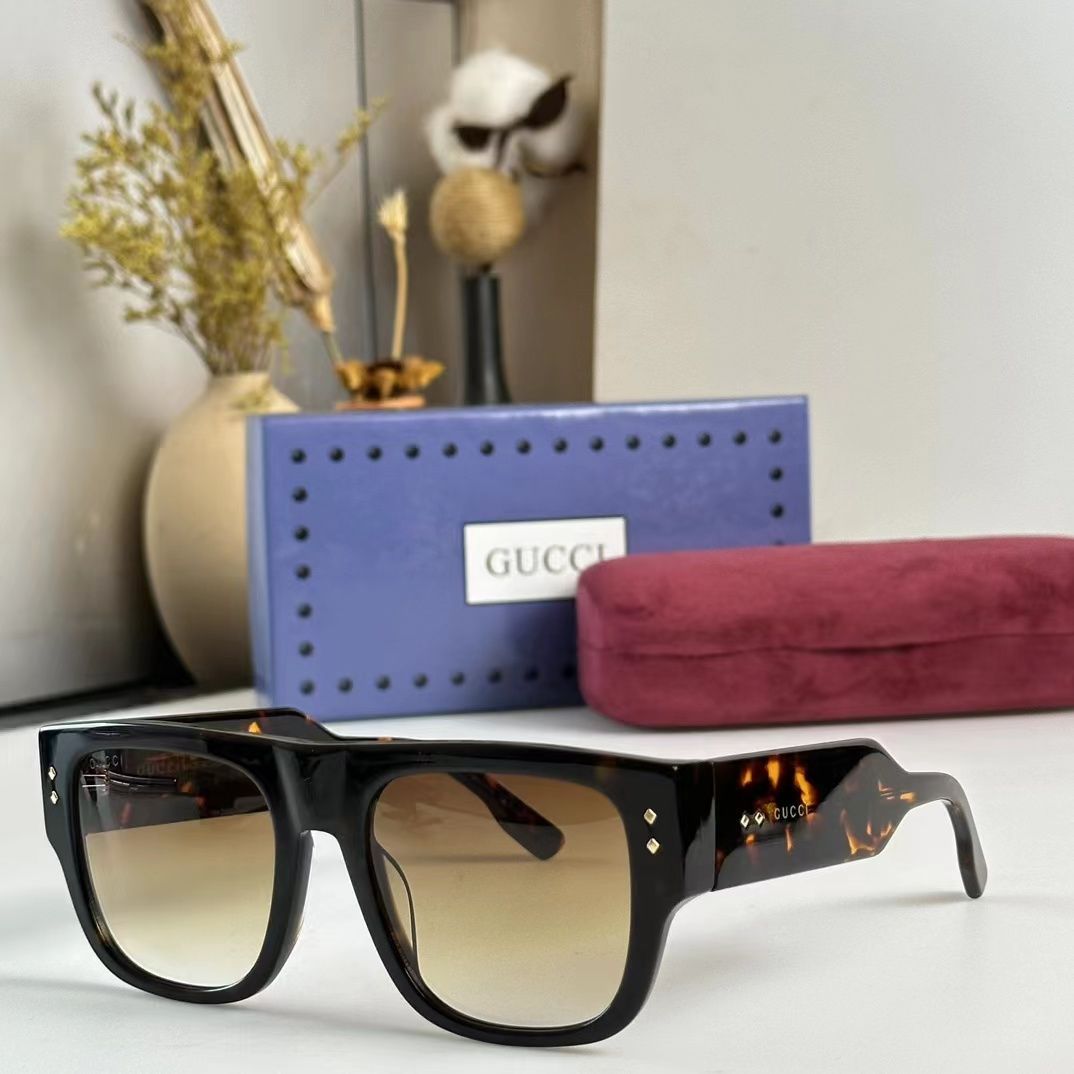 Dupe g-ucci premium quality SQUARE-FRAME SUNGLASSES GG1262S | DHGate