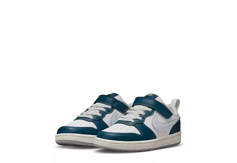 Nike Boys Court Borough 2 Low Top Sneaker - White | Rack Room Shoes