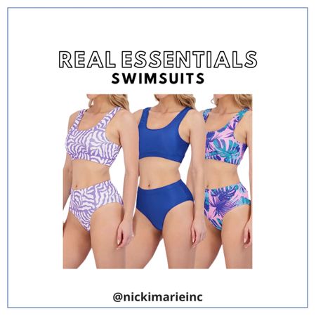 As seen on Nicki’s IG stories, the Real Essentials two-piece swimsuit 👙

*3 suits per order
*Mix & match! 

#swim #summer #amazon

#LTKFind #LTKSeasonal #LTKunder50