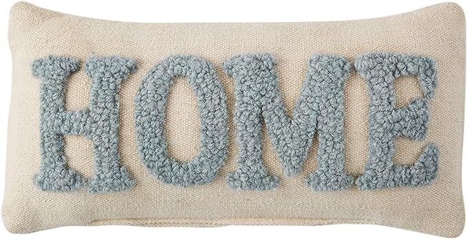 Mud Pie Hook Canvas Welcome Pillows, Home | Amazon (US)