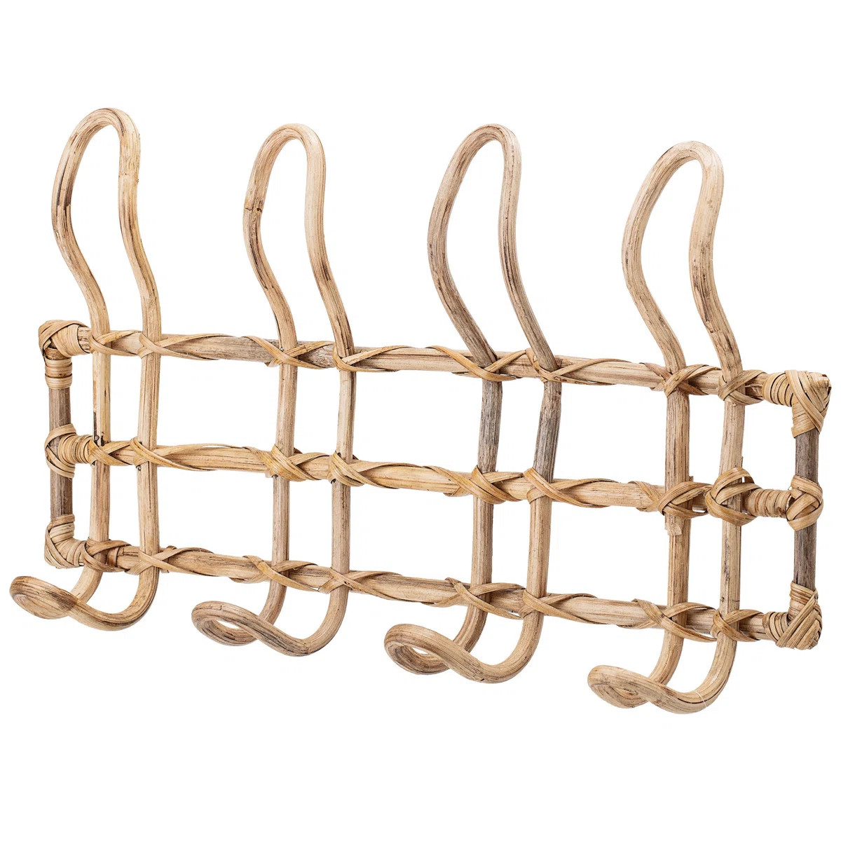 Parrish Rattan Wall Mounted Coat Rack | Wayfair North America