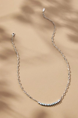 Glassy Stone Arch Necklace | Anthropologie (US)