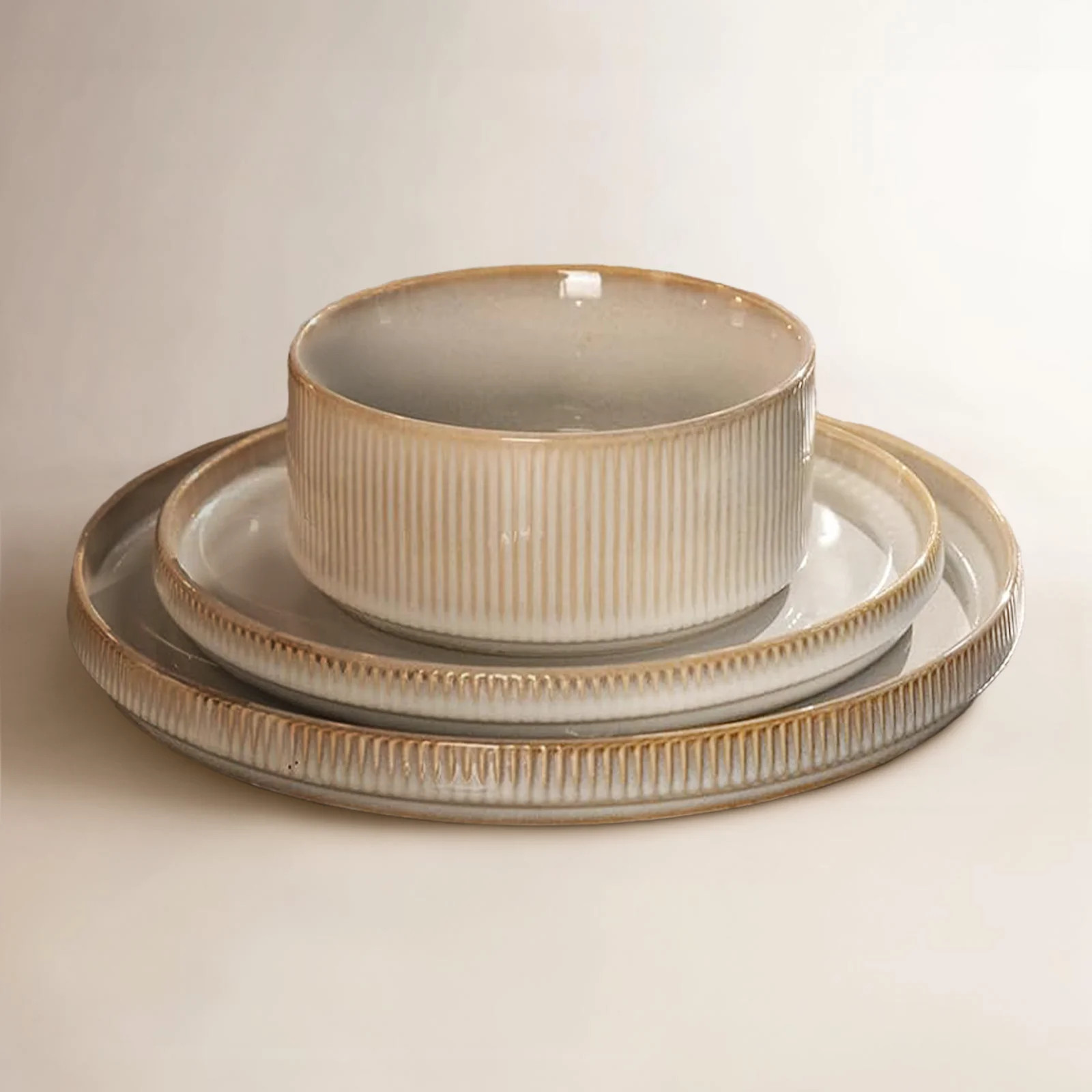 Stoneware Dinnerware Set, Service for 4 | Joss & Main