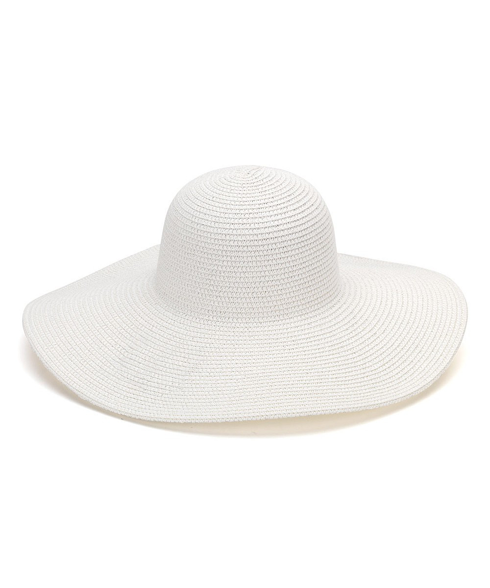 Viv&Lou Women's Sunhats - White Floppy Hat | Zulily